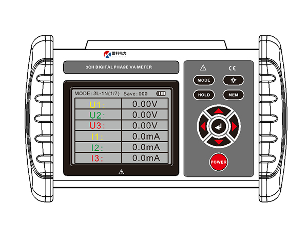 Reke2020三相電壓功率因數(shù)測試儀